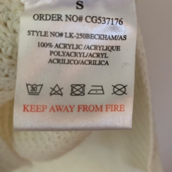 ASOS cream knit tunic - Picture 4 of 5